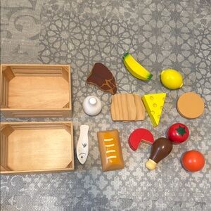 Melissa & Doug Wooden Play Food Set for Kids